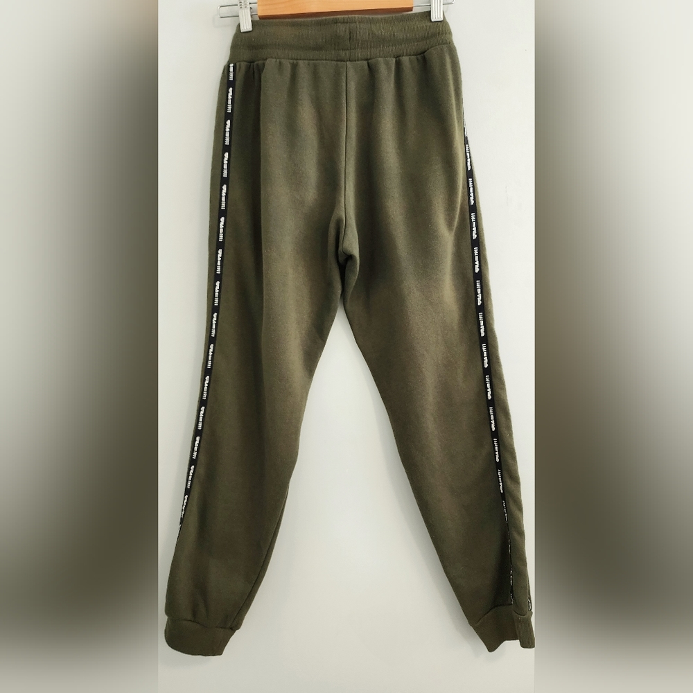 FILA Men Jogger Size XS Green Elastic Waist Pockets Cotton Lightweight - Picture 6 of 9